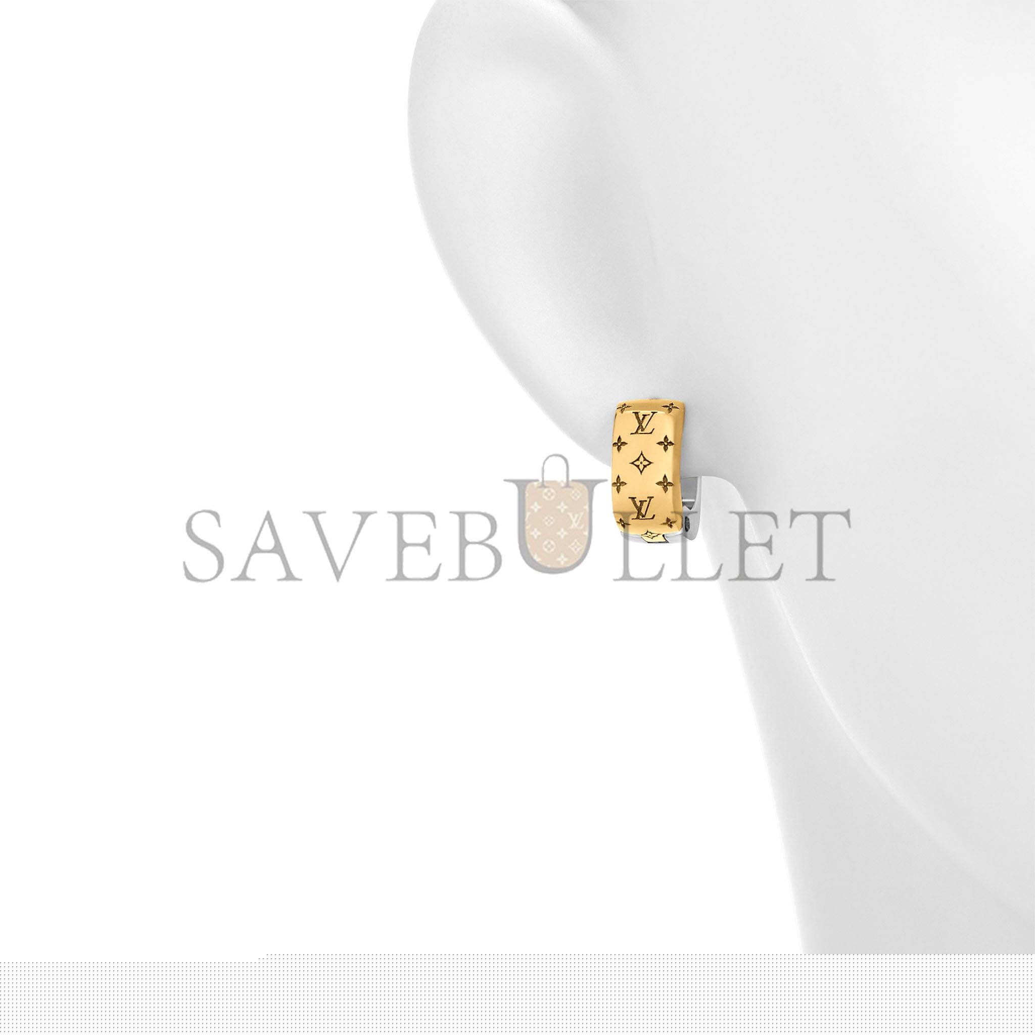 LOUIS VUITTON NANOGRAM EARRINGS M00397